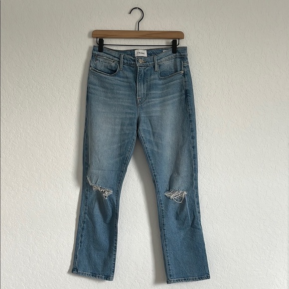 Frame Denim Denim - Frame Distressed Le High Straight Jeans